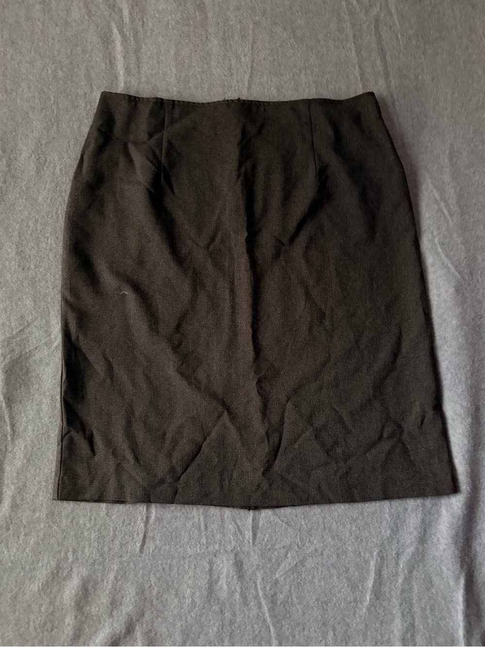 Vintage Michael K USA Gray Pencil Skirt Plus 1X Made in USA Back Zip